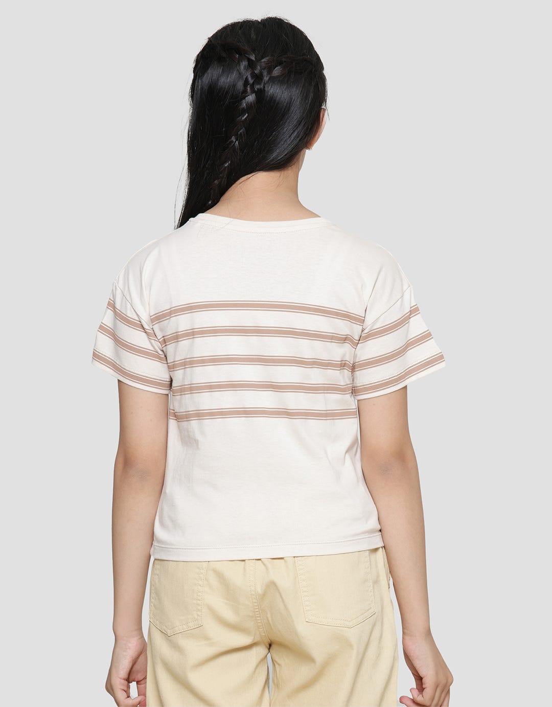 Aero Bear Stripe 2 Kaos Anak Perempuan