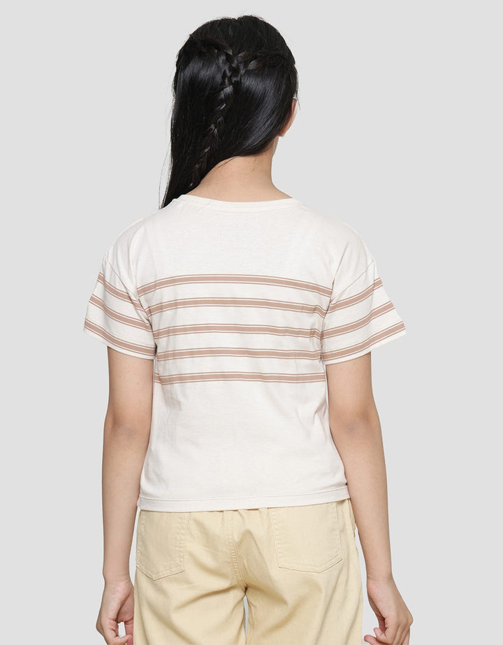 Aero Bear Stripe 2 Kaos Anak Perempuan