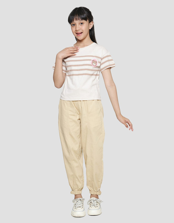 Aero Bear Stripe 2 Kaos Anak Perempuan