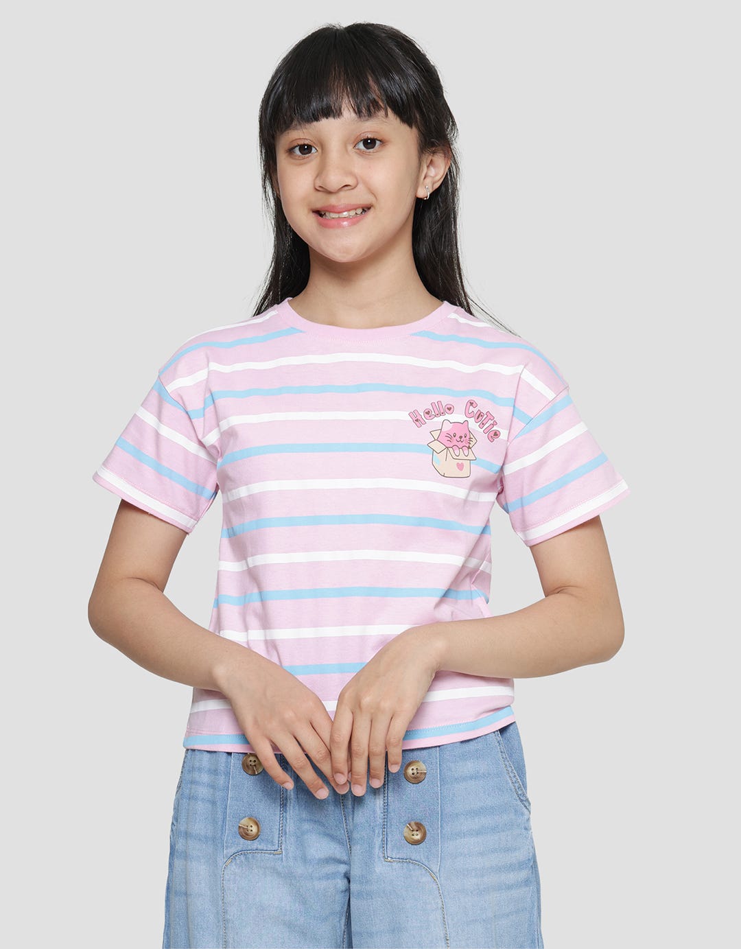 Aero Hello Cutie Kaos Anak Perempuan