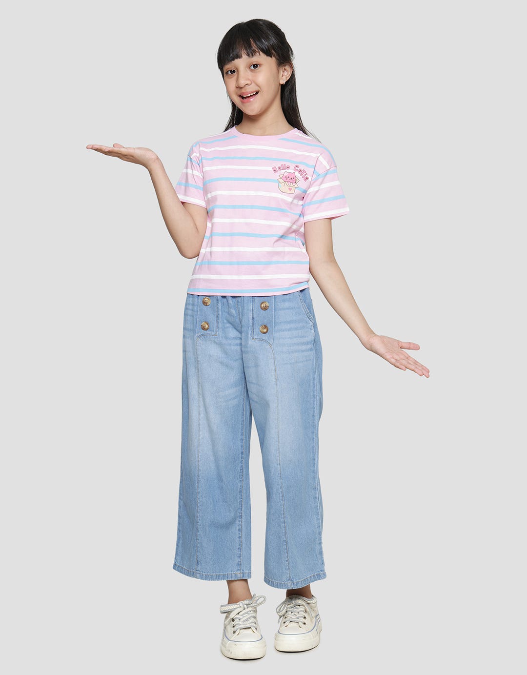 Aero Hello Cutie Kaos Anak Perempuan