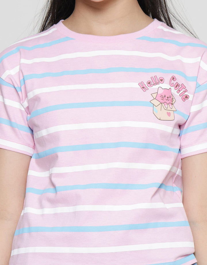 Aero Hello Cutie Kaos Anak Perempuan