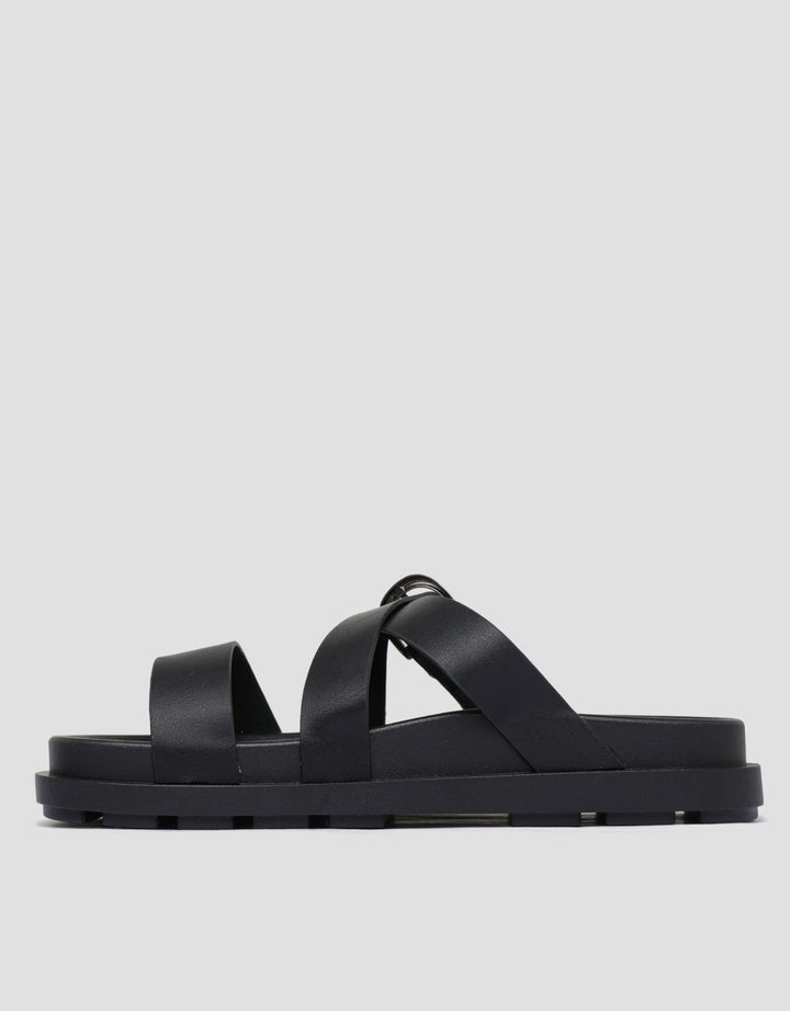 NEVADA STRAP WITH BUCKLE SLIPPER SANDAL WANITA