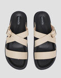 NEVADA STRAP WITH BUCKLE SLIPPER SANDAL WANITA
