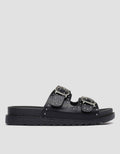 Nevada Buckle Strap With Beads Slipper Sandal Wanita