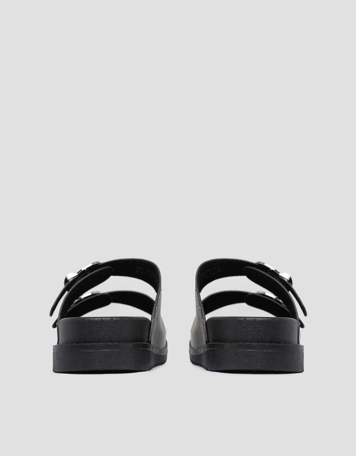 Nevada Buckle Strap With Beads Slipper Sandal Wanita