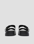 NEVADA BUCKLE STRAP WITH BEADS SLIPPER SANDAL WANITA
