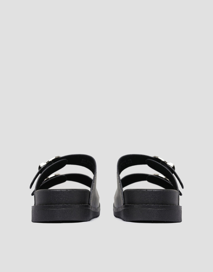 NEVADA BUCKLE STRAP WITH BEADS SLIPPER SANDAL WANITA
