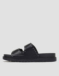 Nevada Buckle Strap With Beads Slipper Sandal Wanita