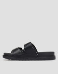 NEVADA BUCKLE STRAP WITH BEADS SLIPPER SANDAL WANITA