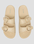 NEVADA BUCKLE STRAP WITH BEADS SLIPPER SANDAL WANITA