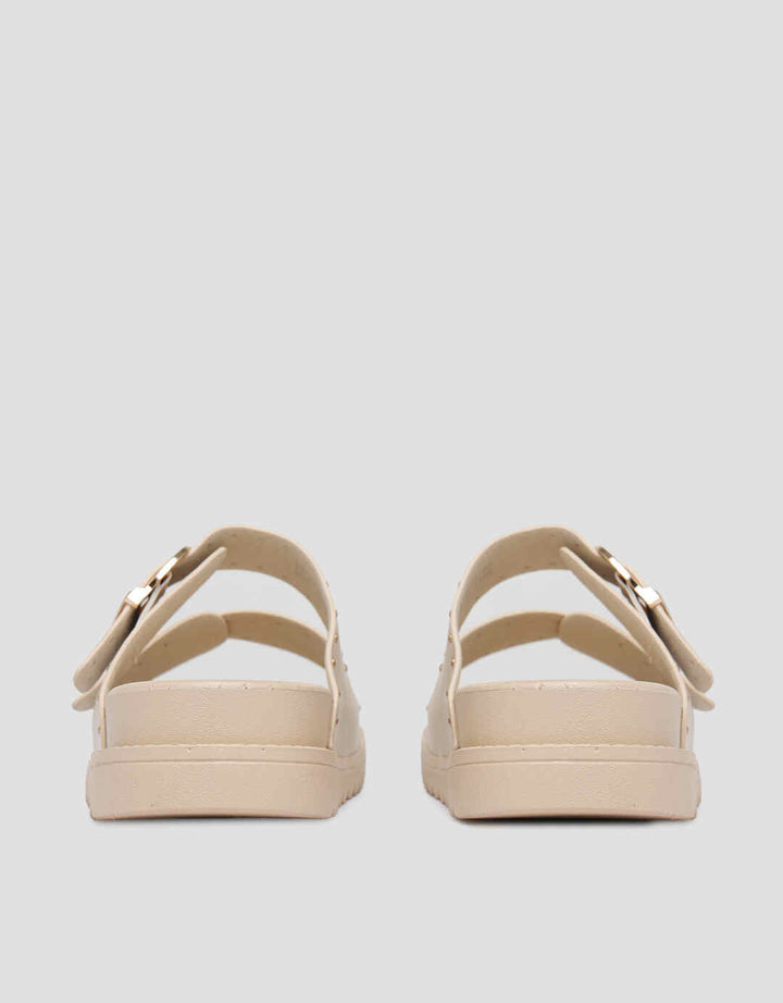 Nevada Buckle Strap With Beads Slipper Sandal Wanita