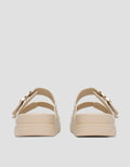 NEVADA BUCKLE STRAP WITH BEADS SLIPPER SANDAL WANITA