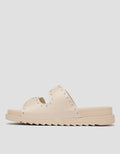 NEVADA BUCKLE STRAP WITH BEADS SLIPPER SANDAL WANITA