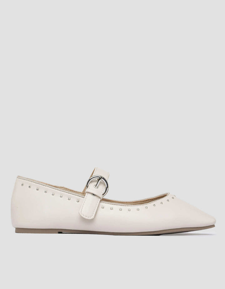 Nevada Mary Jane Stud01 Sepatu Wanita