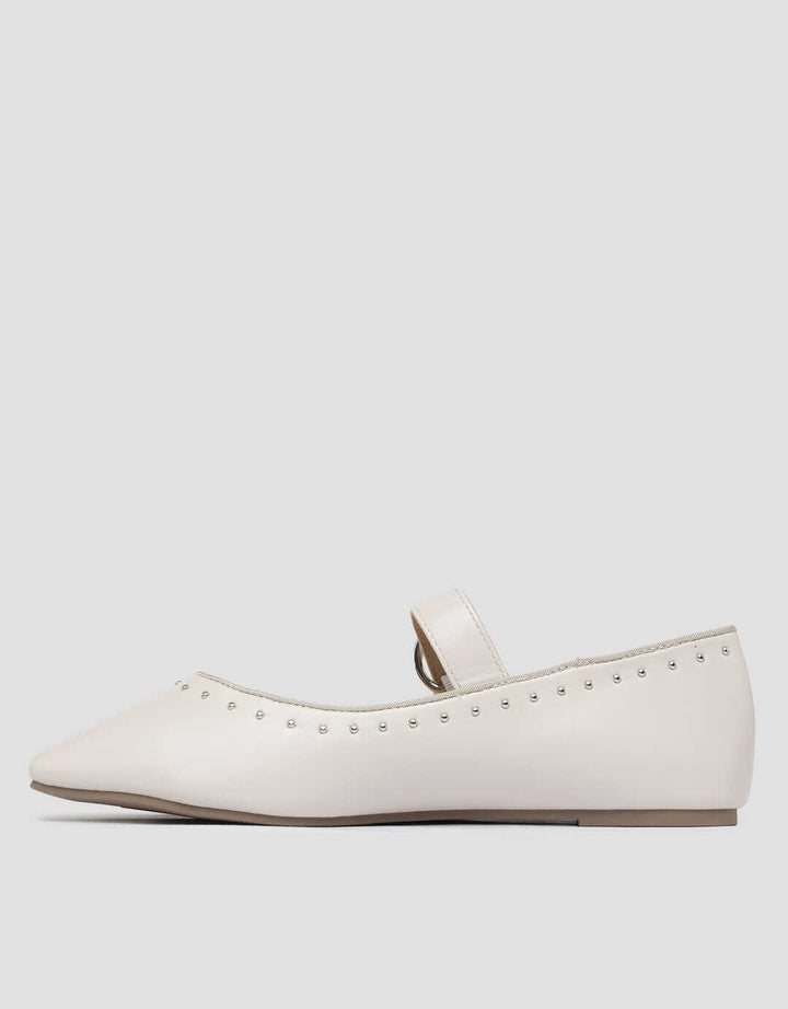 Nevada Mary Jane Stud01 Sepatu Wanita