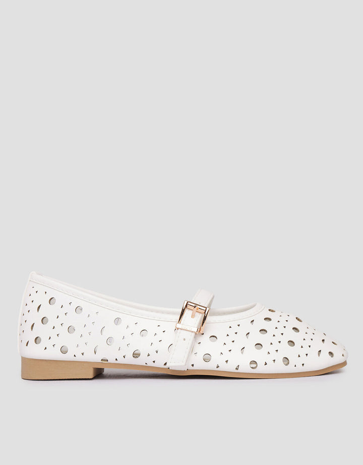 Nevada Mary Jane Sepatu Flat Omw05 Wanita