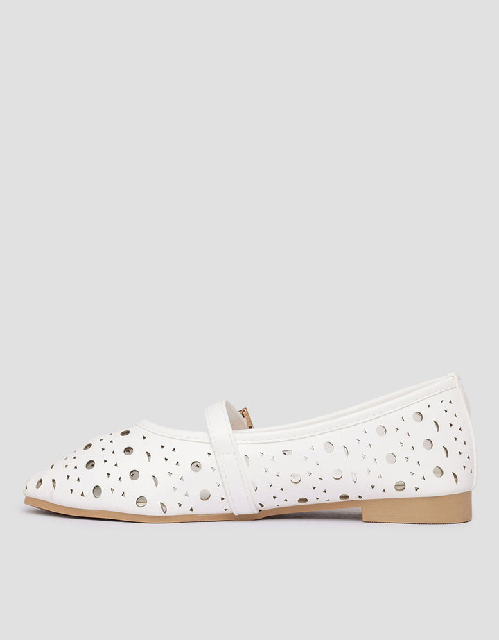 Nevada Mary Jane Sepatu Flat Omw05 Wanita