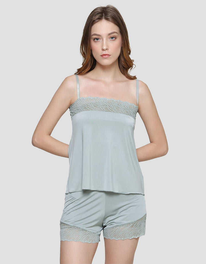 St. Yves Top Boxer Lace Set Women Clothing