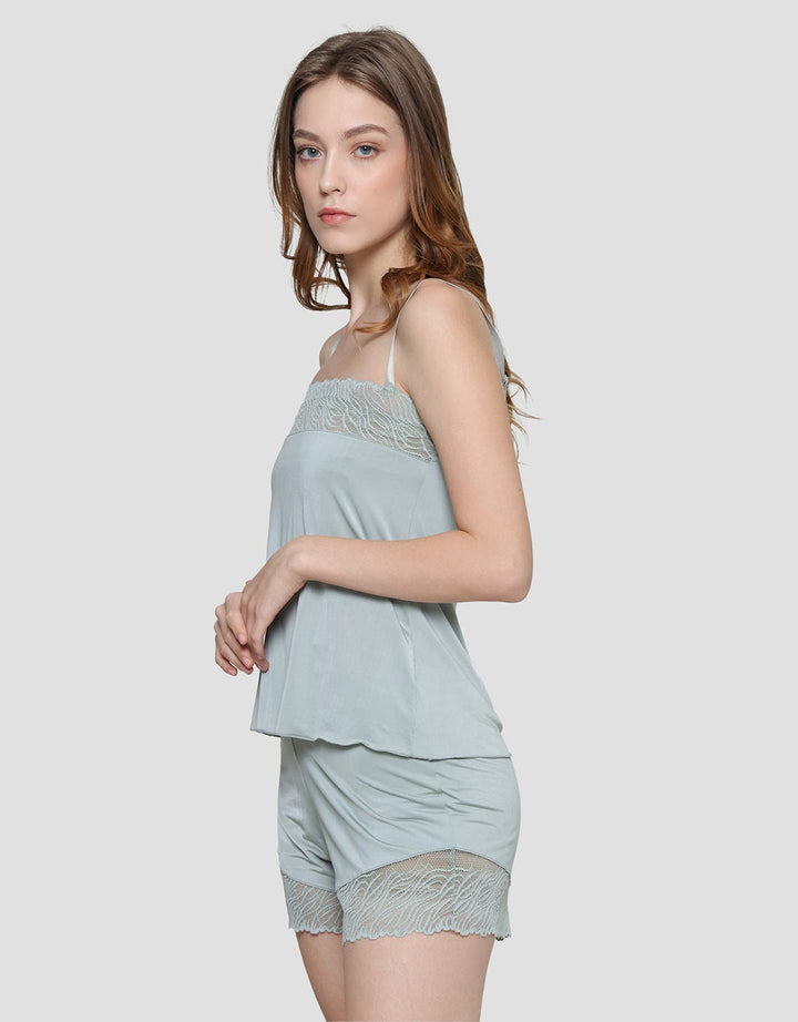 St. Yves Top Boxer Lace Set Women Clothing