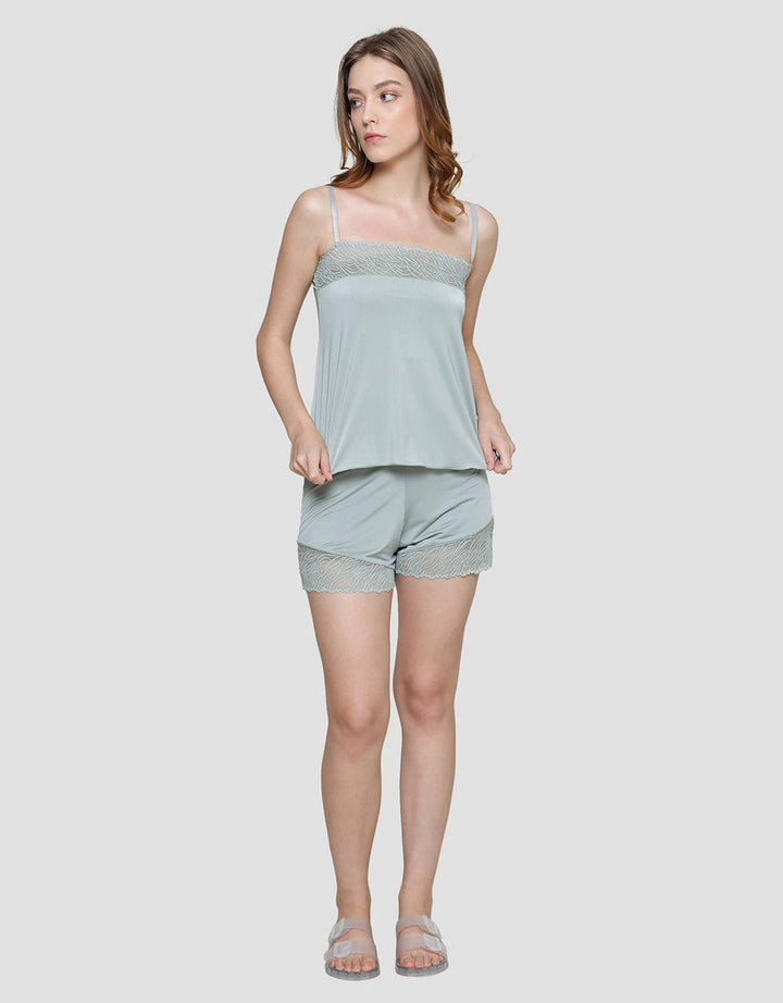 St. Yves Top Boxer Lace Set Women Clothing