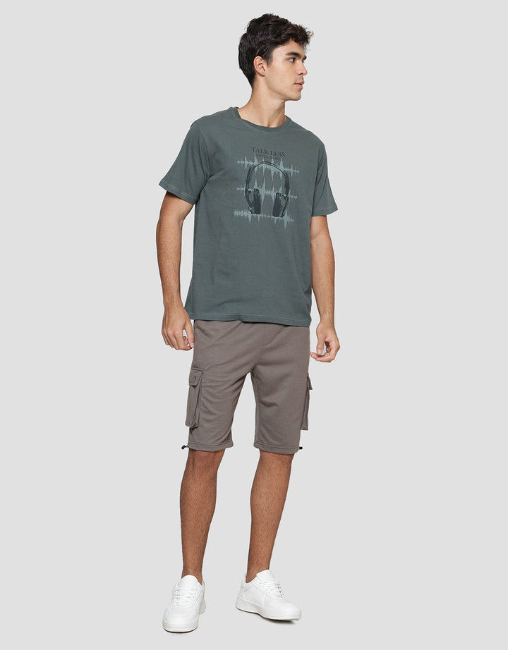T Zone Talk Less Listen More Men's Short Sleeve T-shirts