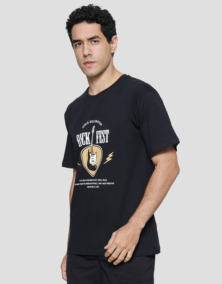 T Zone World Celebration Rock Festival Kaos Pria