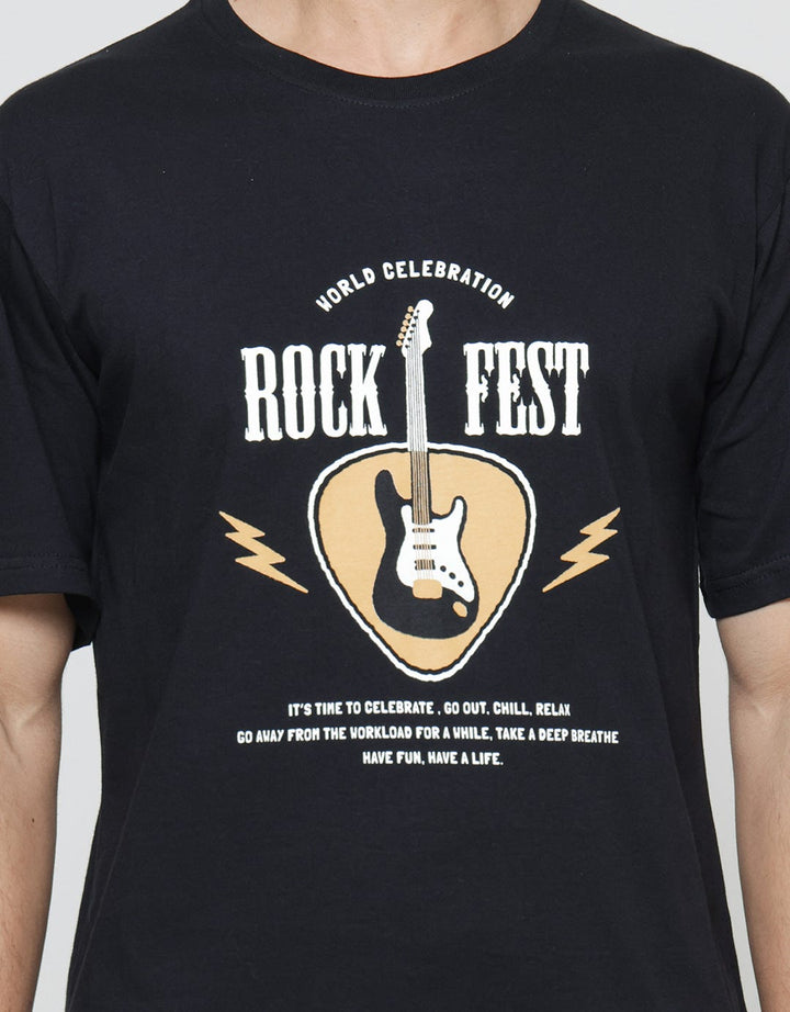 T Zone World Celebration Rock Festival Kaos Pria