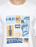 T Zone Music Rock Festival Kaos Lengan Pendek Pria
