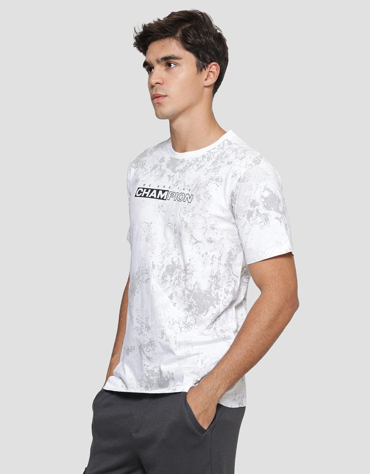 T Zone Champion Kaos Lengan Pendek Pria Print