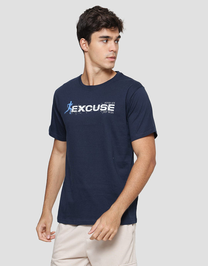 T Zone Excuse Kaos Lengan Pendek Pria