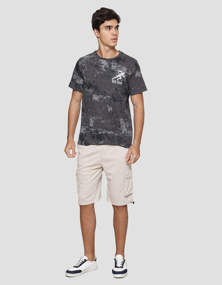 T Zone We Run Every Where Men's Short Sleeve T-Shirt