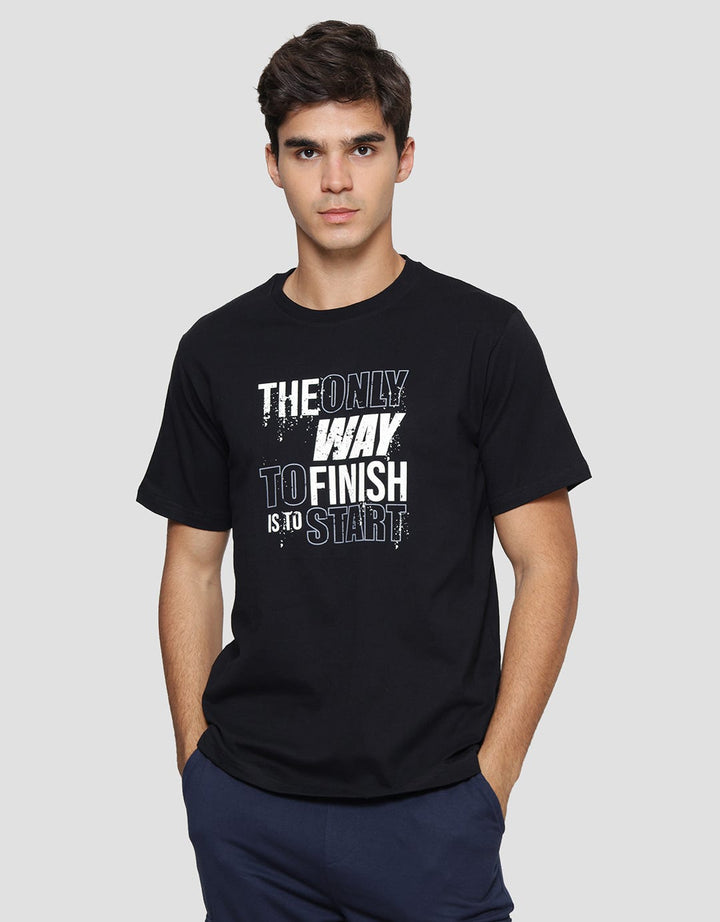 T Zone The Only Way Kaos Lengan Pendek Pria