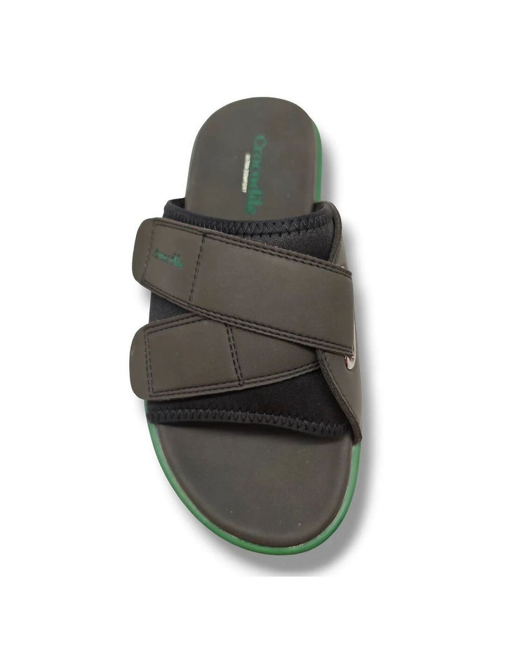 Crocodile Sandal Tahan Lama Alas Kaki Polos Pria