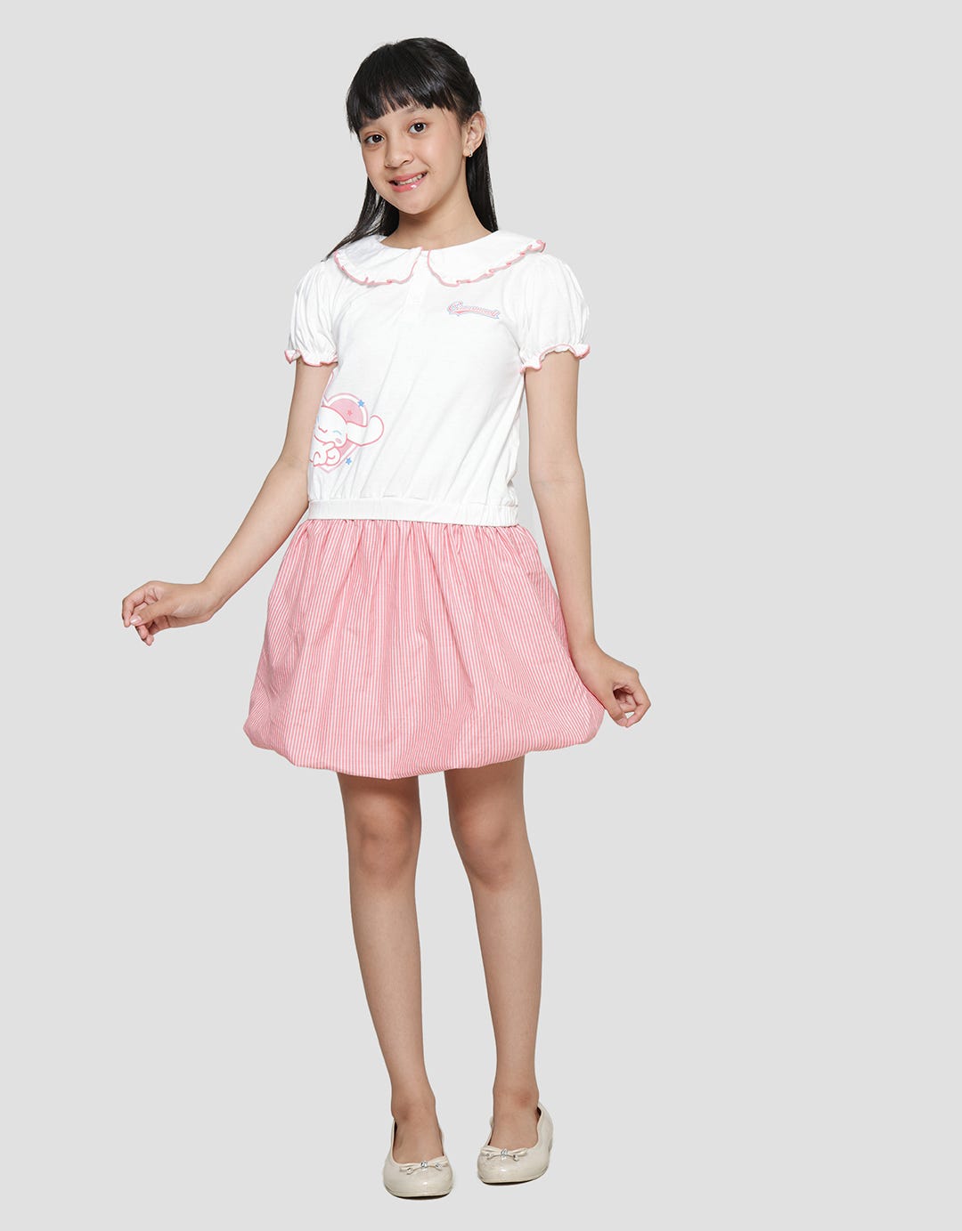 Character Cinnamoroll Midi Dress Anak Perempuan