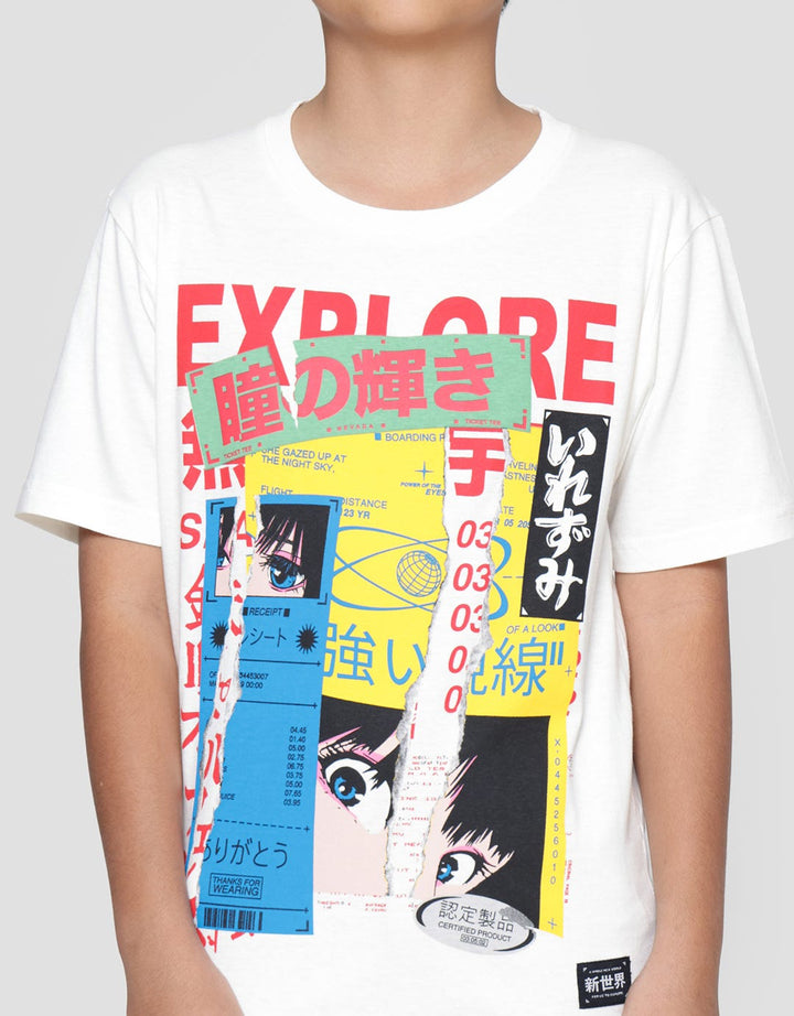 Nevada Anime Explore Boys T-Shirt