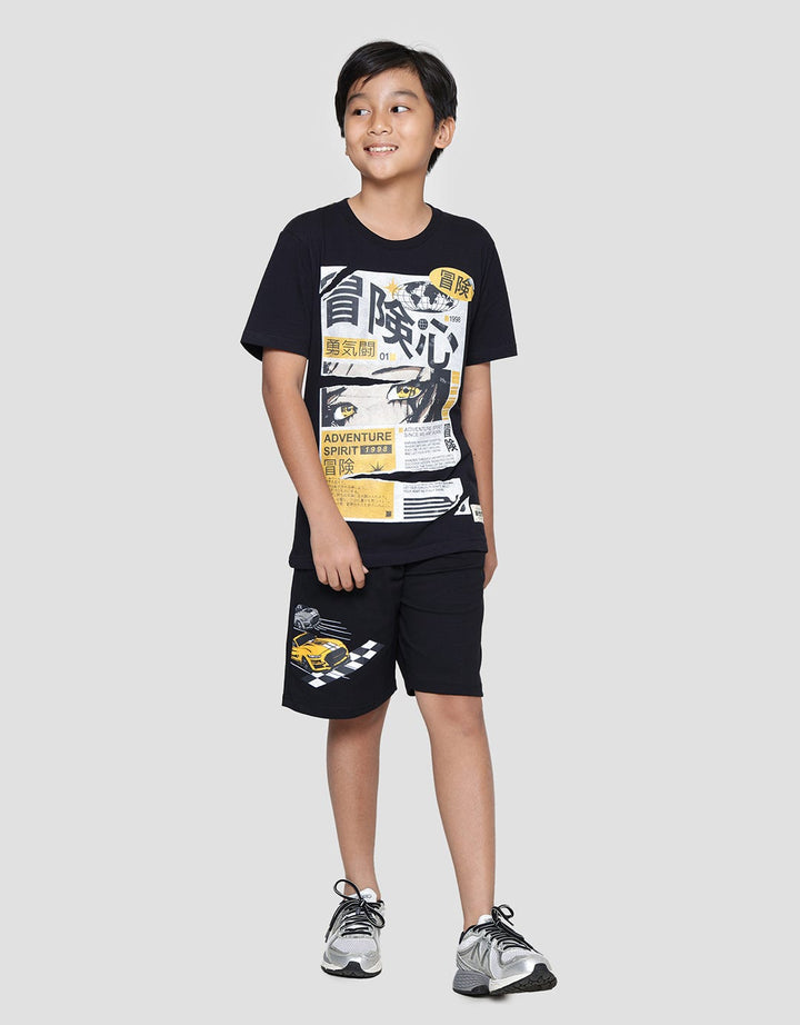 Nevada Adventure Anime Kaos Anak Laki-Laki