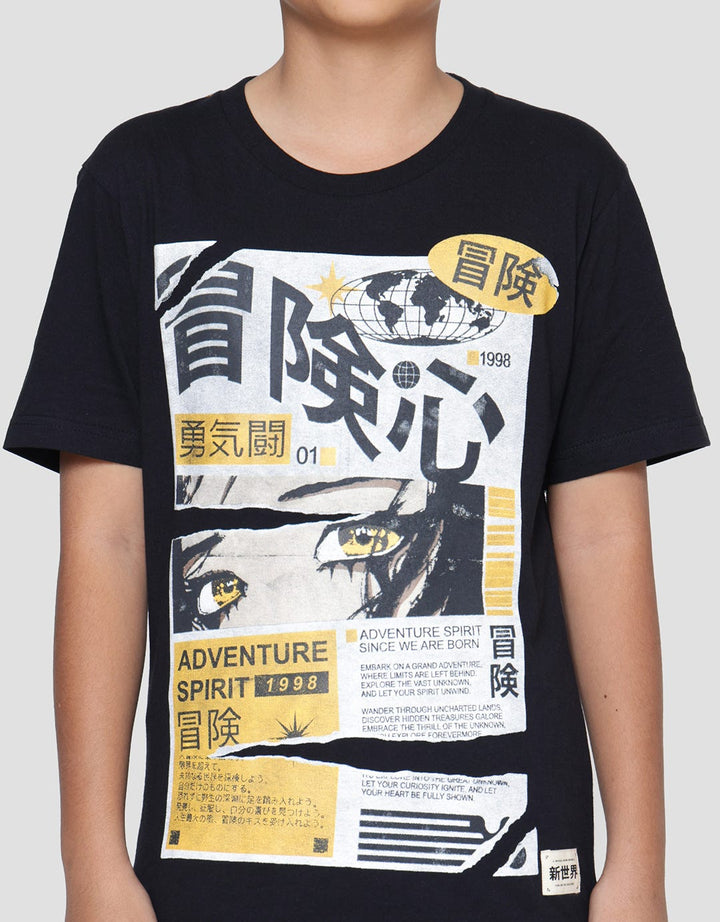 Nevada Adventure Anime Kaos Anak Laki-Laki