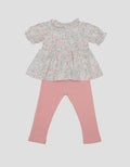 Pipiniko Woven Lace Tassel Baju Set Anak Perempuan