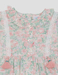 Pipiniko Woven Lace Tassel Baju Set Anak Perempuan