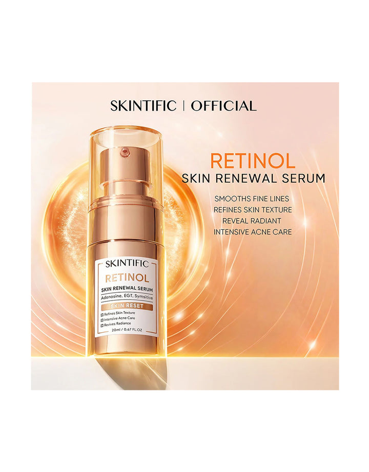 Skintific Retinol Skin Renewal 0.1% Retinol Night Treatment Serum