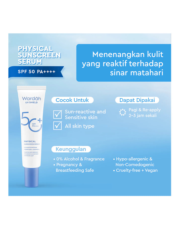 Wardah UV Shield Sunscreen Serum Spf 50 30 ml
