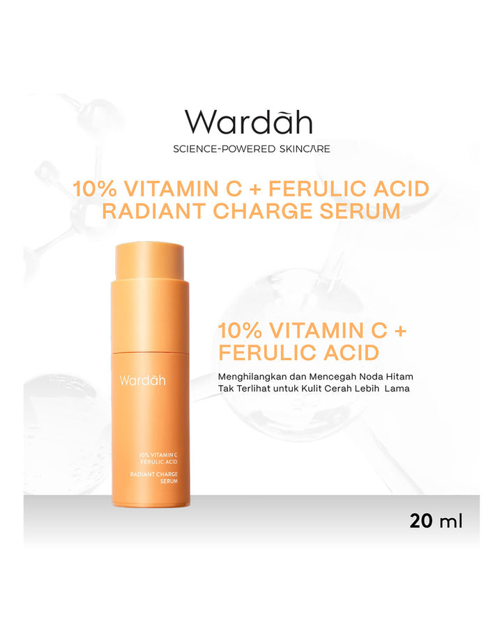 Wardah 10 Vitamin C Ferulic Charge Serum 20 ml