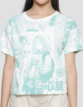 Nevada Anime Kiss Boxy Girls T-Shirt