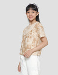 Nevada Boxy Anime Kaos Anak Perempuan