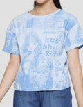 Nevada Boxy Full Print Anime Girls T-Shirt