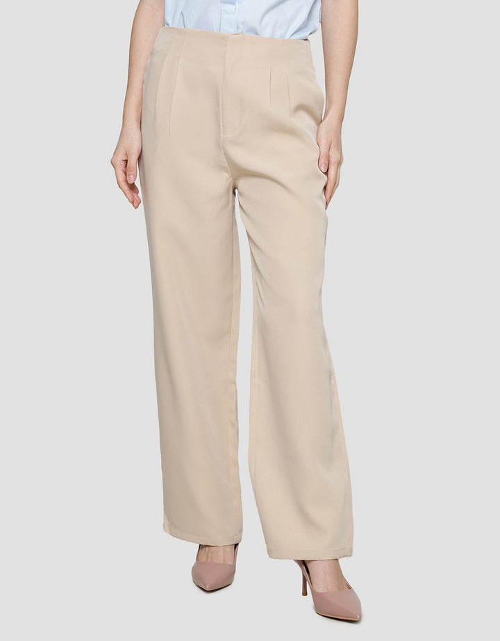 Connexion Palazo Pleats Celana Panjang Wanita