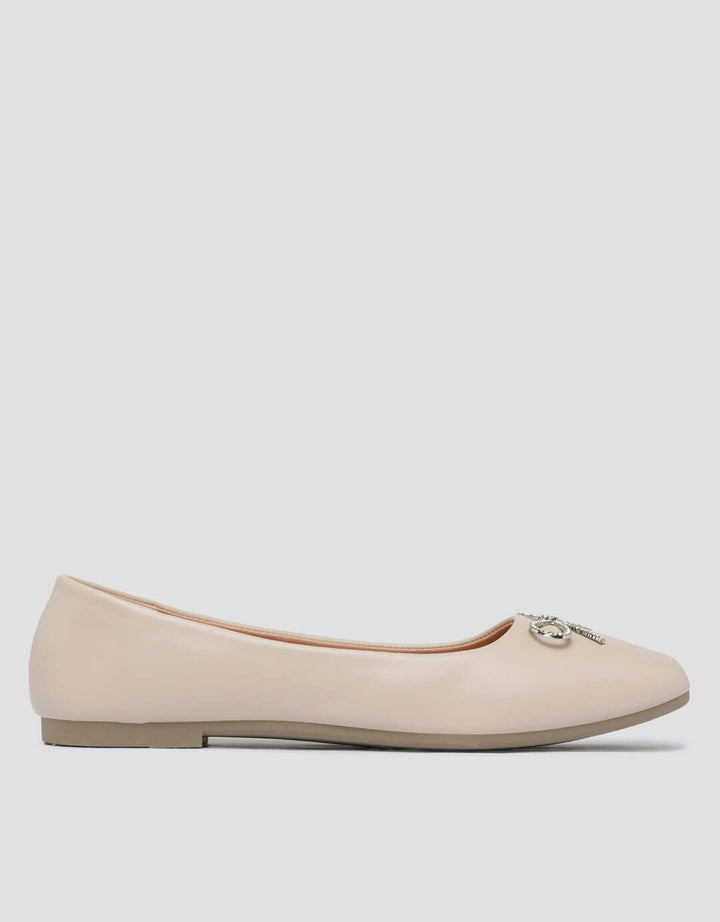 St. Yves Ribbon Accessories Sepatu Ballerina Wanita