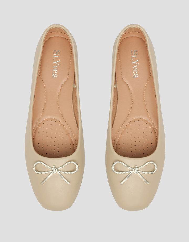 St. Yves Ribbon Accessories Sepatu Ballerina Wanita