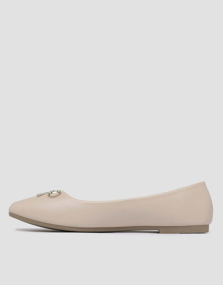 St. Yves Ribbon Accessories Sepatu Ballerina Wanita